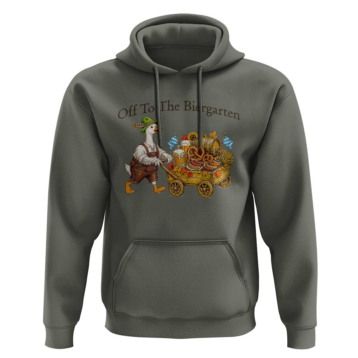 Funny Goose German Beer Festival Hoodie Off To The Biergarten
