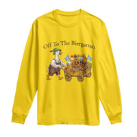 Funny Goose German Beer Festival Long Sleeve Shirt Off To The Biergarten