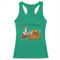 Funny Goose German Beer Festival Racerback Tank Top Off To The Biergarten