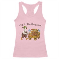 Funny Goose German Beer Festival Racerback Tank Top Off To The Biergarten