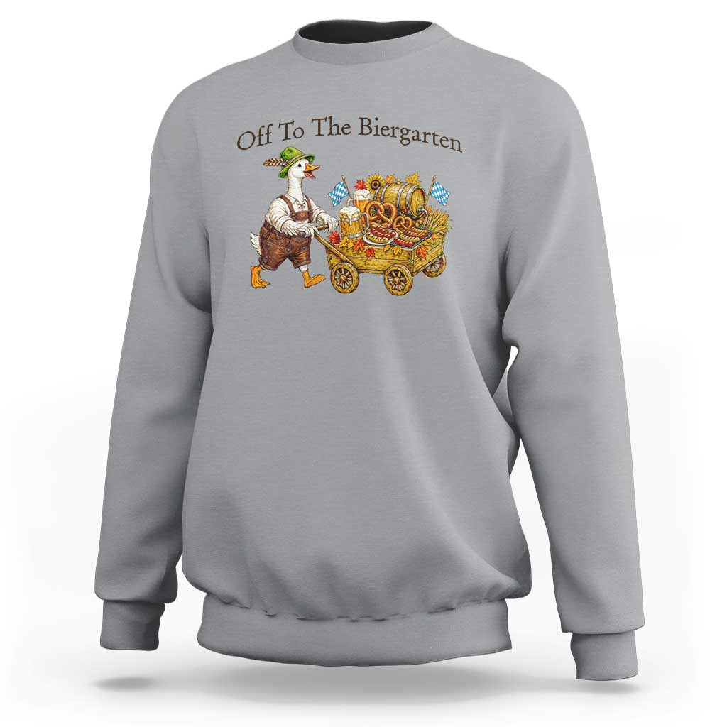 Funny Goose German Beer Festival Sweatshirt Off To The Biergarten