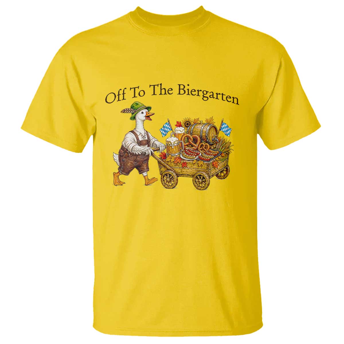Funny Goose German Beer Festival T Shirt Off To The Biergarten