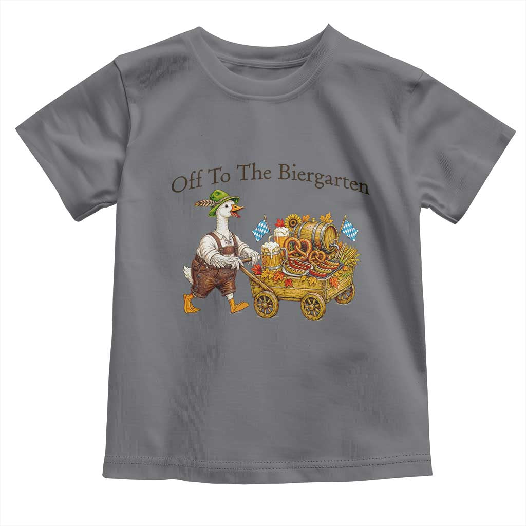 Funny Goose German Beer Festival Toddler T Shirt Off To The Biergarten
