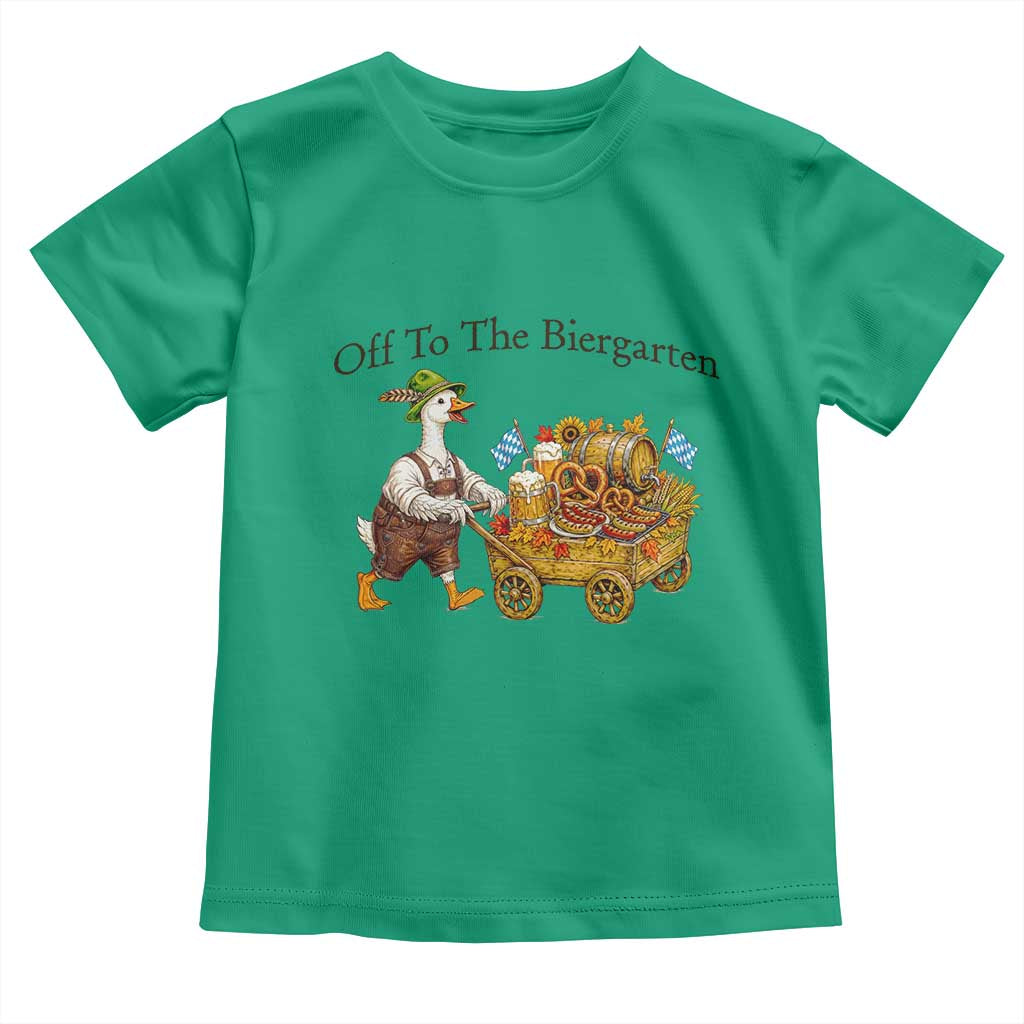 Funny Goose German Beer Festival Toddler T Shirt Off To The Biergarten