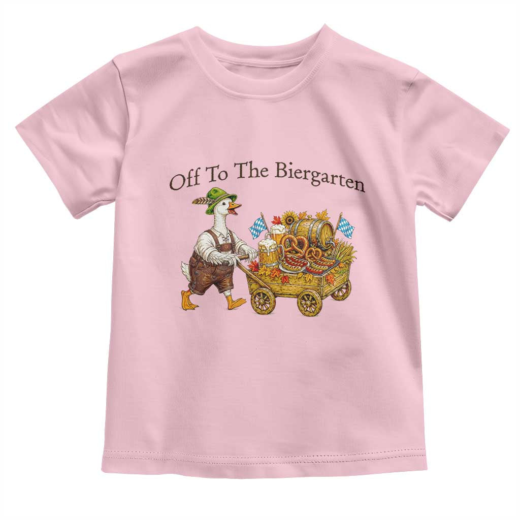 Funny Goose German Beer Festival Toddler T Shirt Off To The Biergarten