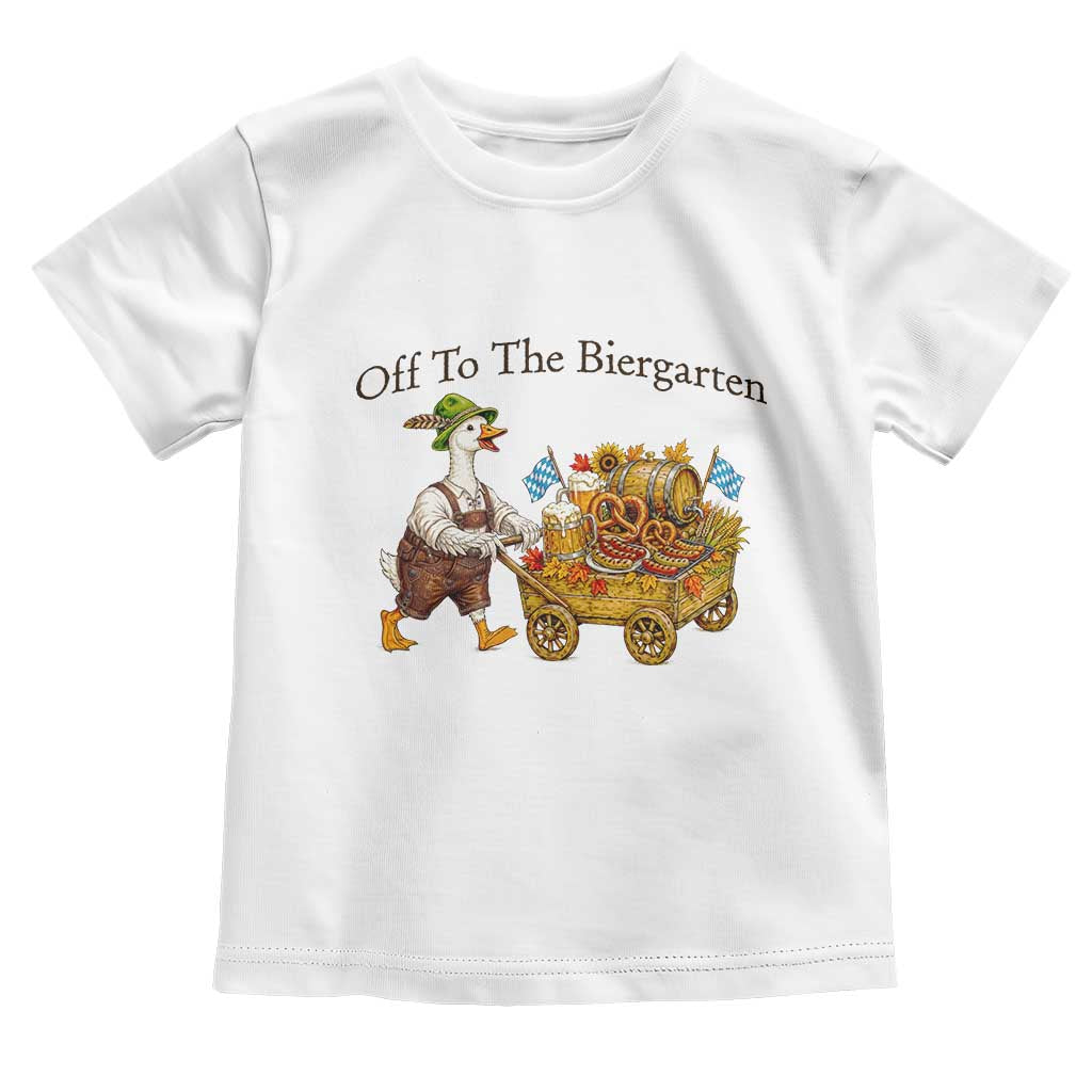 Funny Goose German Beer Festival Toddler T Shirt Off To The Biergarten