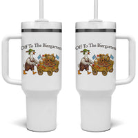 Funny Goose German Beer Festival Tumbler With Handle Off To The Biergarten