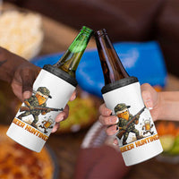 Beer Hunting Season Open 4 in 1 Can Cooler Tumbler Beer Hunter Brew Lover Humor