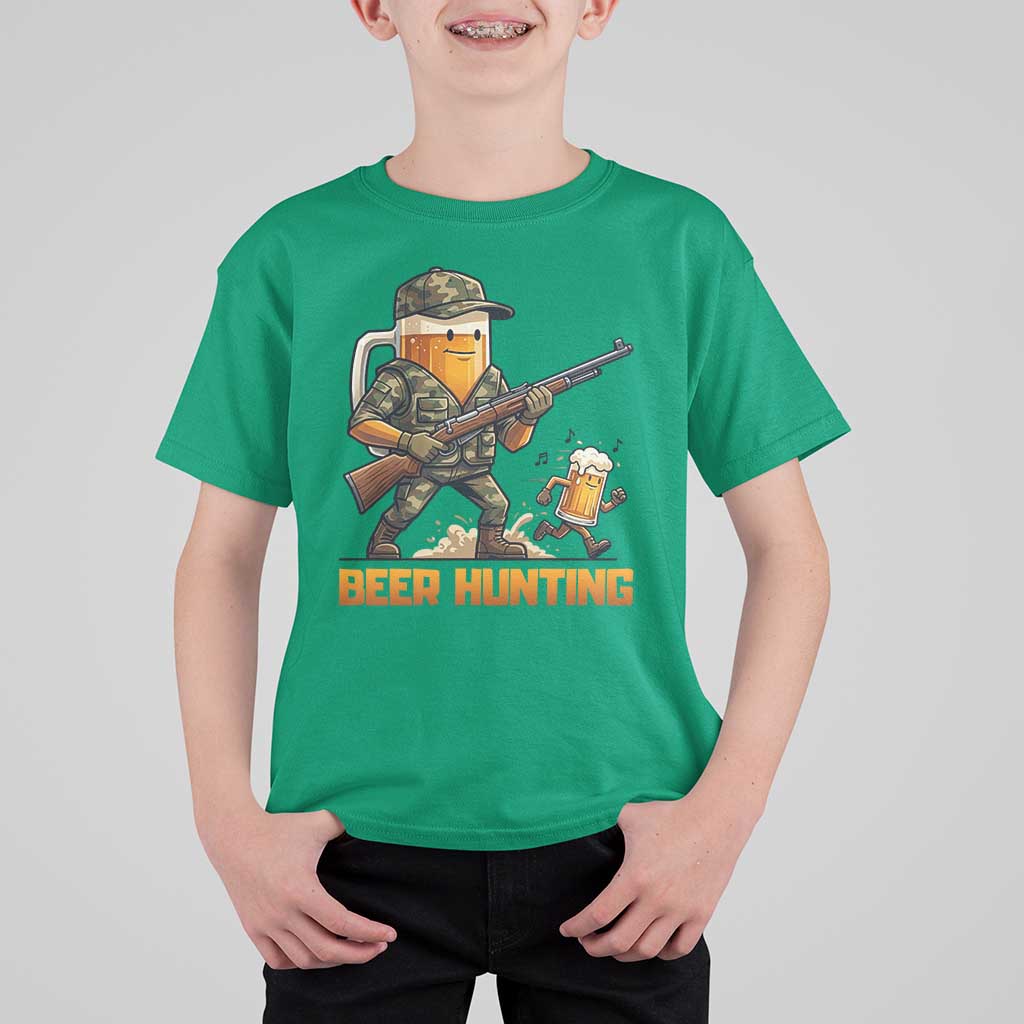 Beer Hunting Season Open T Shirt For Kid Beer Hunter Brew Lover Humor