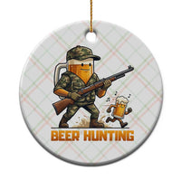Beer Hunting Season Open Ceramic Ornament Beer Hunter Brew Lover Humor