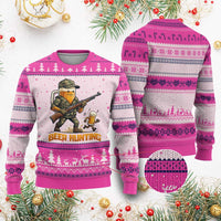 Beer Hunting Season Open Ugly Christmas Sweater Beer Hunter Brew Lover Humor