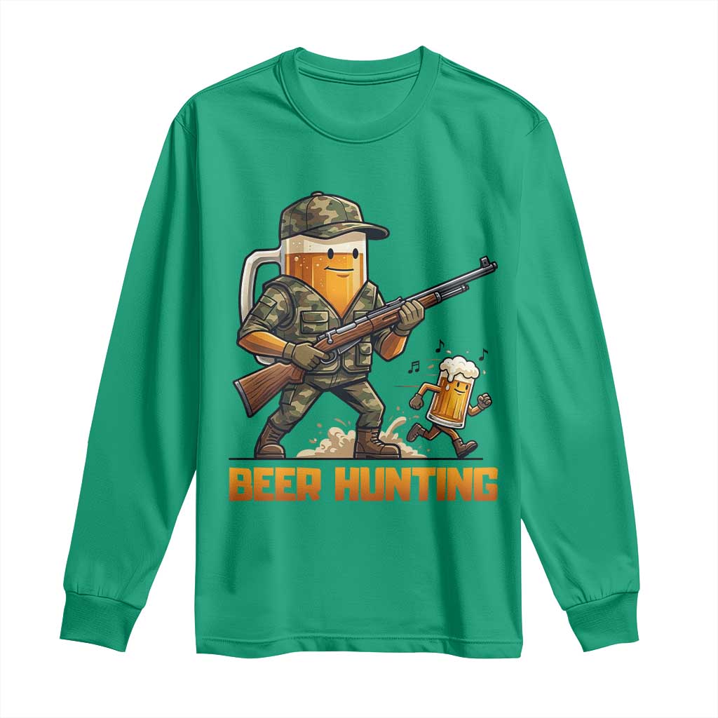 Beer Hunting Season Open Long Sleeve Shirt Beer Hunter Brew Lover Humor