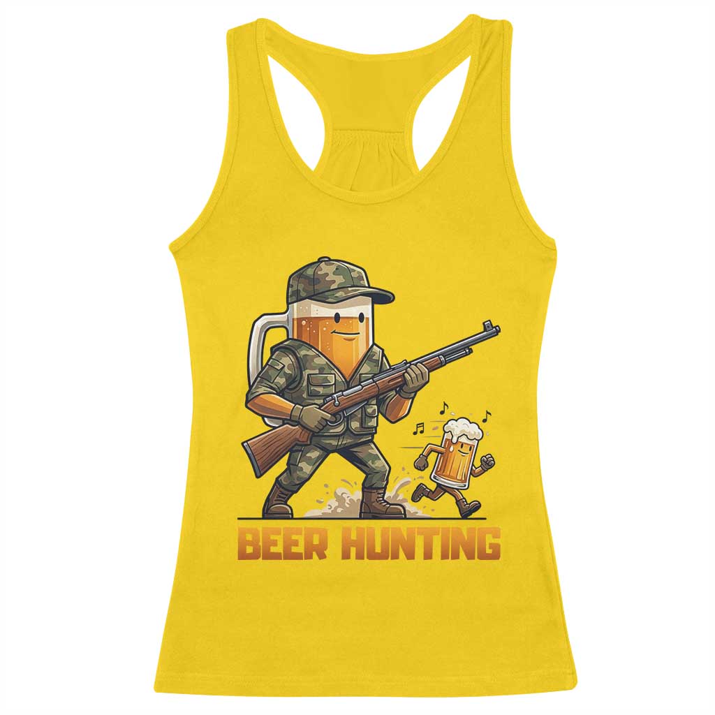 Beer Hunting Season Open Racerback Tank Top Beer Hunter Brew Lover Humor