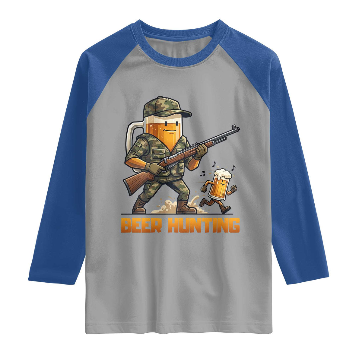 Beer Hunting Season Open Raglan Shirt Beer Hunter Brew Lover Humor
