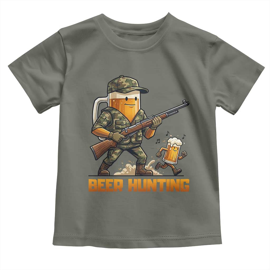 Beer Hunting Season Open Toddler T Shirt Beer Hunter Brew Lover Humor