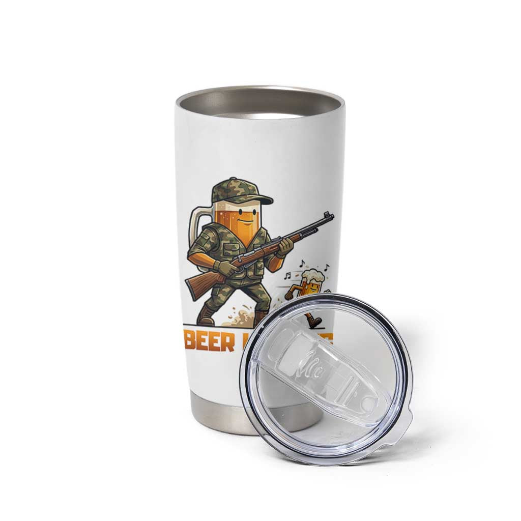 Beer Hunting Season Open Tumbler Cup Beer Hunter Brew Lover Humor