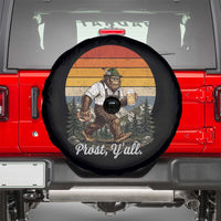 Prost Yall Bigfoot Spare Tire Cover Vintage Oktoberfest Beer Lover Sasquatch Gift