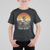 Prost Yall Bigfoot T Shirt For Kid Vintage Oktoberfest Beer Lover Sasquatch Gift