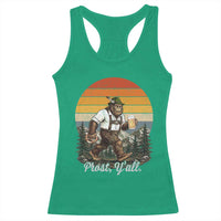 Prost Yall Bigfoot Racerback Tank Top Vintage Oktoberfest Beer Lover Sasquatch Gift