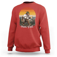 Prost Yall Bigfoot Sweatshirt Vintage Oktoberfest Beer Lover Sasquatch Gift