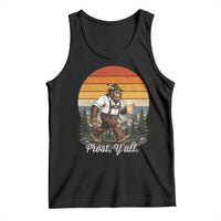 Prost Yall Bigfoot Tank Top Vintage Oktoberfest Beer Lover Sasquatch Gift