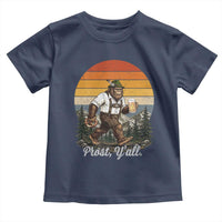 Prost Yall Bigfoot Toddler T Shirt Vintage Oktoberfest Beer Lover Sasquatch Gift