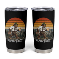 Prost Yall Bigfoot Tumbler Cup Vintage Oktoberfest Beer Lover Sasquatch Gift