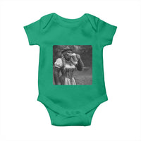 Bigfoot Oktoberfest Baby Onesie Vintage Dirndl German Beer Festival Humor