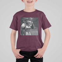 Bigfoot Oktoberfest T Shirt For Kid Vintage Dirndl German Beer Festival Humor