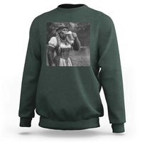 Bigfoot Oktoberfest Sweatshirt Vintage Dirndl German Beer Festival Humor