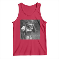 Bigfoot Oktoberfest Tank Top Vintage Dirndl German Beer Festival Humor