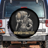 Vintage Viking Beer Drinker Warrior Gift Spare Tire Cover Brewed For Battle