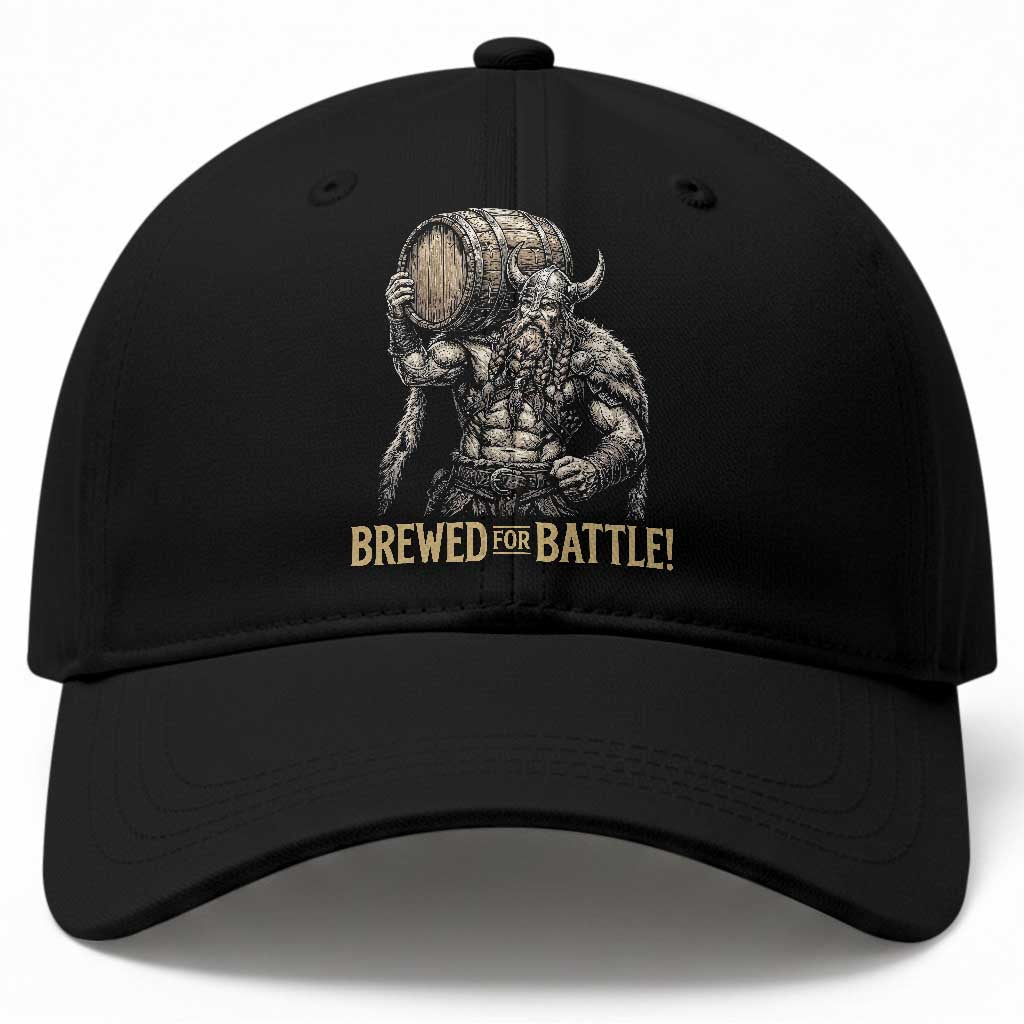 Vintage Viking Beer Drinker Warrior Gift Baseball Cap Brewed For Battle