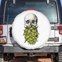 Vintage Craft Brewer Beer Lover Gift Spare Tire Cover Beer Hops Beard Skull
