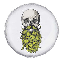 Vintage Craft Brewer Beer Lover Gift Spare Tire Cover Beer Hops Beard Skull