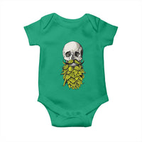 Vintage Craft Brewer Beer Lover Gift Baby Onesie Beer Hops Beard Skull