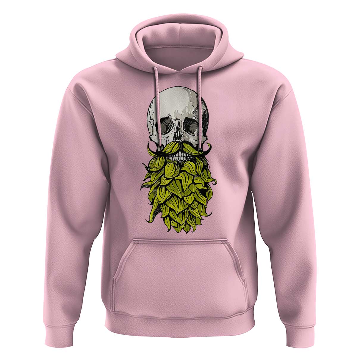 Vintage Craft Brewer Beer Lover Gift Hoodie Beer Hops Beard Skull