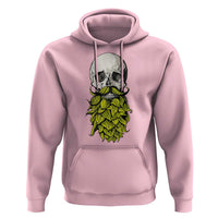 Vintage Craft Brewer Beer Lover Gift Hoodie Beer Hops Beard Skull