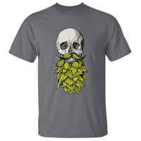 Vintage Craft Brewer Beer Lover Gift T Shirt Beer Hops Beard Skull