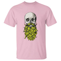 Vintage Craft Brewer Beer Lover Gift T Shirt Beer Hops Beard Skull