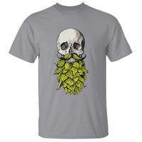 Vintage Craft Brewer Beer Lover Gift T Shirt Beer Hops Beard Skull