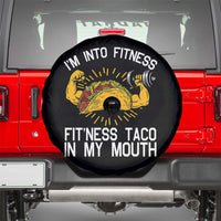 Funny Tacos Lover Spare Tire Cover I Am Into Fitness - Wonder Print Shop