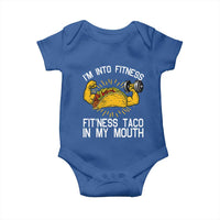 Funny Tacos Lover Baby Onesie I Am Into Fitness - Wonder Print Shop