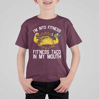 Funny Tacos Lover T Shirt For Kid I Am Into Fitness - Wonder Print Shop