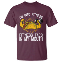 Funny Tacos Lover T Shirt I Am Into Fitness - Wonder Print Shop