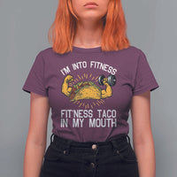 Funny Tacos Lover T Shirt For Women I Am Into Fitness - Wonder Print Shop