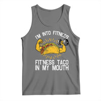 Funny Tacos Lover Tank Top I Am Into Fitness - Wonder Print Shop