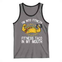 Funny Tacos Lover Tank Top I Am Into Fitness - Wonder Print Shop