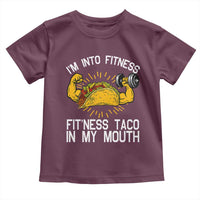Funny Tacos Lover Toddler T Shirt I Am Into Fitness - Wonder Print Shop