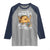 Funny Mexican Food Lover Raglan Shirt I Am Into Fitness Taco In My Mouth - Wonder Print Shop